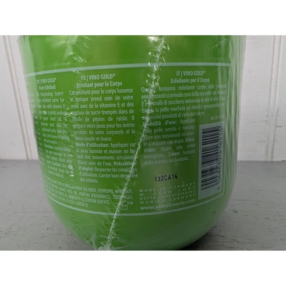 M. Asam Vino Gold Peeling Body Exfoliant Sugar Scrub 1200g 42.3oz New Sealed